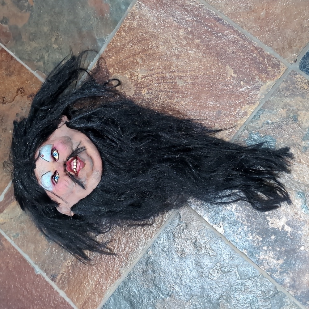 Vintage Chubby Fu Man Chu Paper  Magic Latex Mask